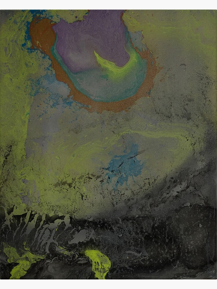 "Light Affect Painting paint Art Original Canvas Handmade " Poster by BrokenFishArt Redbubble