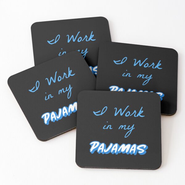 Item preview,  I Work in My Pajamas, Pyjamas, PJs designed and sold by DiscGolfTees.