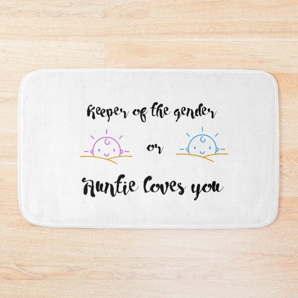 Item preview, keeper of the gender pink or blue auntie loves you designed and sold by cathelkav.