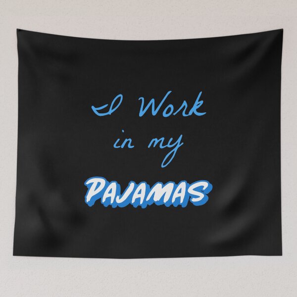 Item preview,  I Work in My Pajamas, Pyjamas, PJs designed and sold by DiscGolfTees.