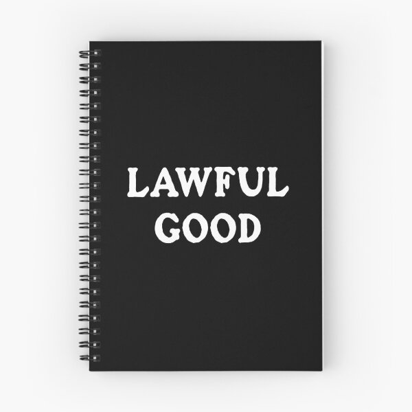 Item preview, Lawful Good (White Text) designed and sold by ImperfectLife.