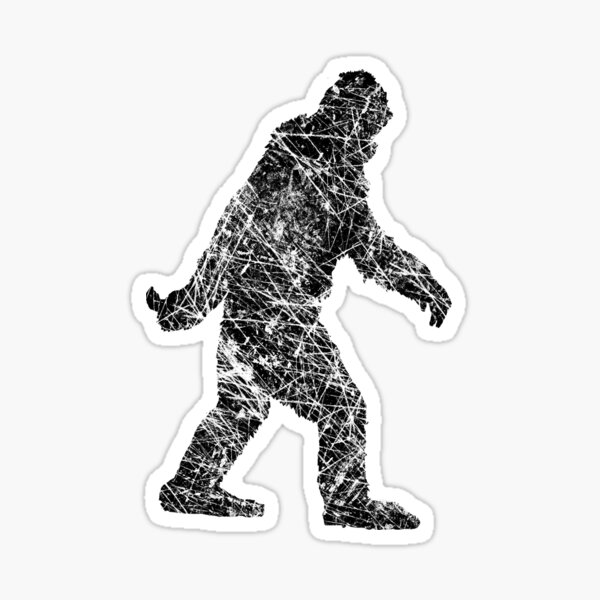 gone-squatchin-in-grunge-distressed-style-sticker-for-sale-by-garaga-redbubble