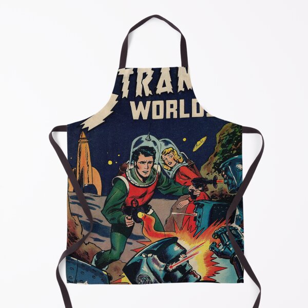Item preview, Strange Worlds Retro American Sci-Fi Comic Book designed and sold by LittleIconShop.