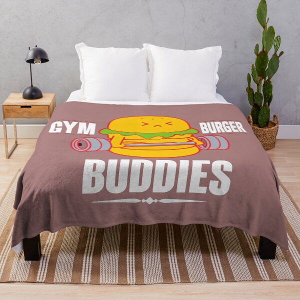 Item preview, Gym Burger Buddies Funny Excercise Fitness Merch designed and sold by eucagarland.