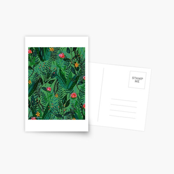 Green Jungle Postcard