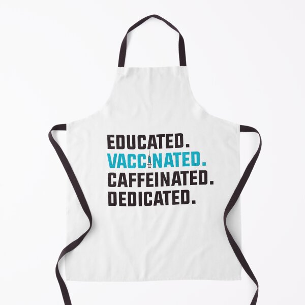 Item preview, Educated Vaccinated Caffeinated Dedicated Funny Vintage Gift Nurse designed and sold by ZETTIF ⭐⭐⭐⭐⭐.
