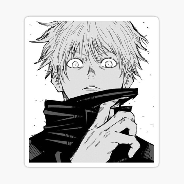 Sticker Satoru Gojo Manga Panel Jujutsu Kaisen Par Animesky My XXX Hot Girl