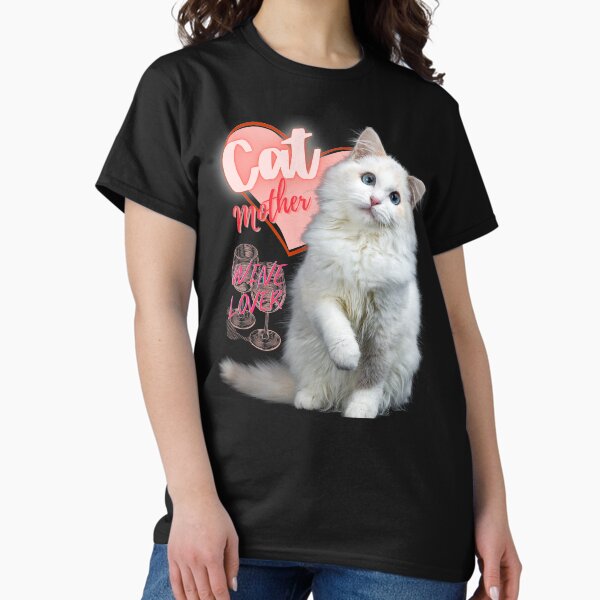 Item preview, Amante del vino de la madre del gato - ¡Amo a mi gato y mi vino! designed and sold by JOHNC1.