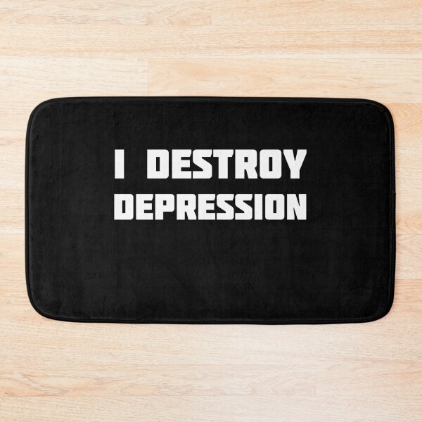 Item preview, I destroy depression T-shirt designed and sold by hamzab7.