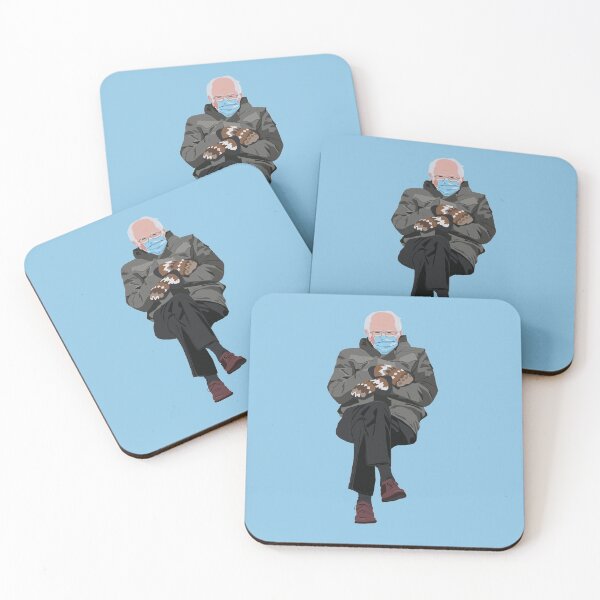 Item preview, Bernie Inauguration Mittens Meme designed and sold by liakzd.