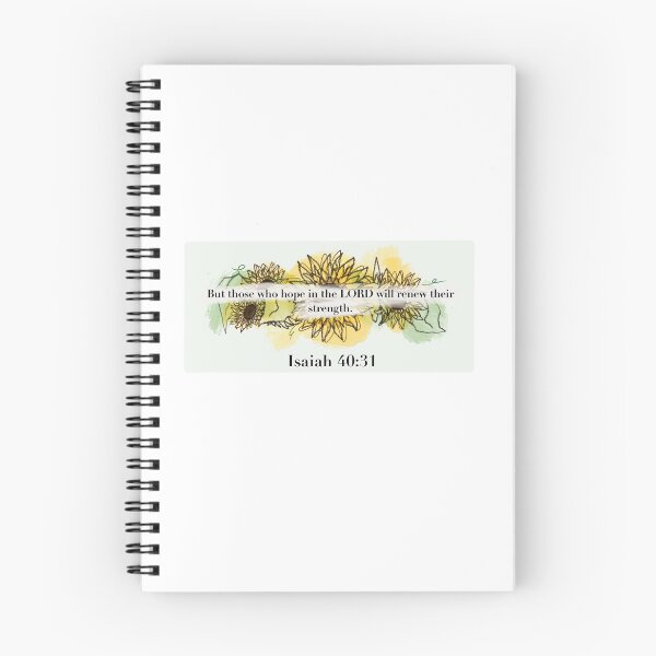 Item preview, Isaiah 40:31 Verse with Sunflowers designed and sold by Sketchopoly.