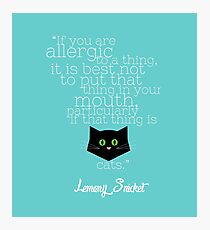 allergies Photographic Print