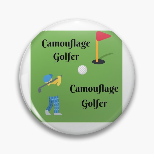 Item preview, Camouflage Golfer Golf designed and sold by dino8.