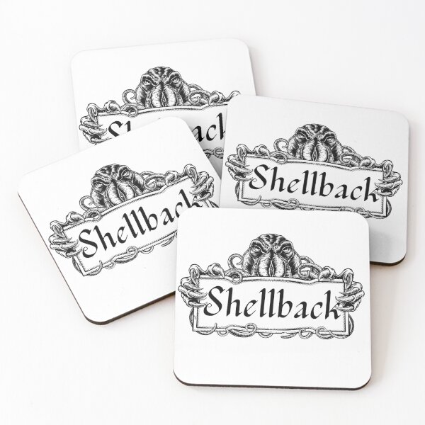 Item preview, Retro Navy Kraken Shellback designed and sold by Samsdesignshop.
