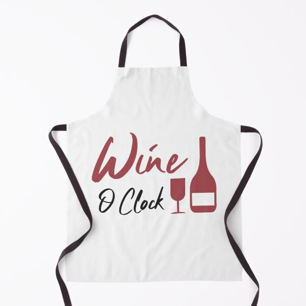 Item preview, Wine O Clock, Wine Time, Wine Lover, Wine Glass, Drinker, Mom, Dad, Men, Women designed and sold by ColorOfIris.