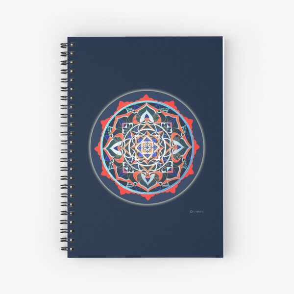 Tri Shaded Mandala Art Notebook by Richa S