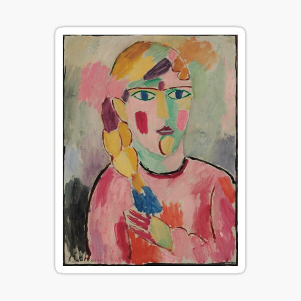 Vista previa del artículo con la obra «Alexej von Jawlensky Madchen Blauen Augen und Einem Zopf», diseñado y vendido por emidye20.