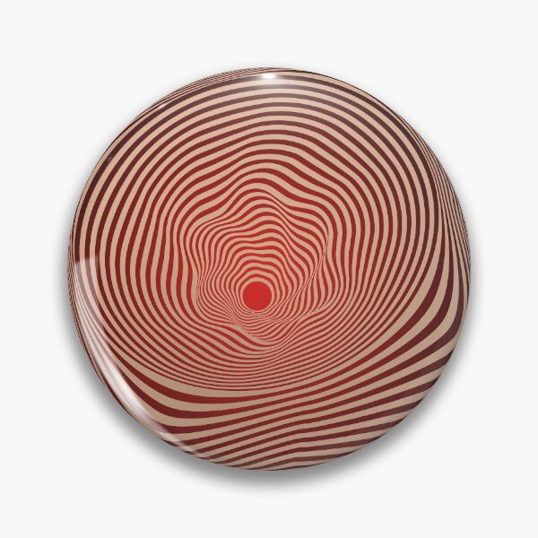 Item preview, Red Black Gradation Dent Optical Illusion on Beige Background designed and sold by MarkStudio.