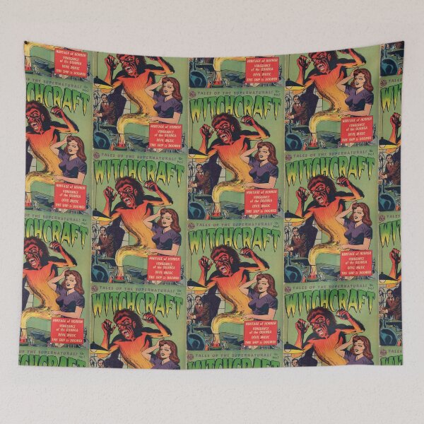 Item preview, Tales Of Witchcraft Horror Supernatural Retro Comic Book designed and sold by LittleIconShop.