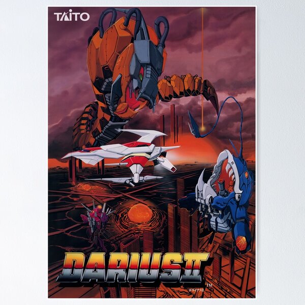 TAITO Game Station Arcade Video Game FLYER Banner 