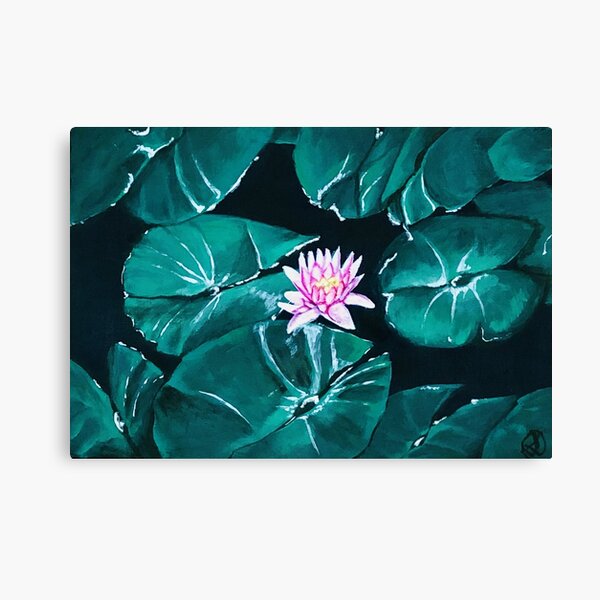 Luminescence 1 - Lotus Canvas Print