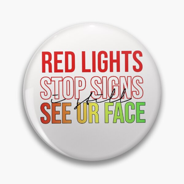Item preview, Red lights stop signs designed and sold by earthtoaura.
