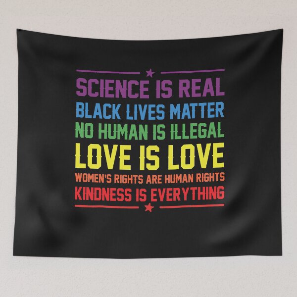Item preview, Science Is Real Black Lives Matter Love Is Love Feminism Gift Feminist Science Geeks nerds designed and sold by Risa51.