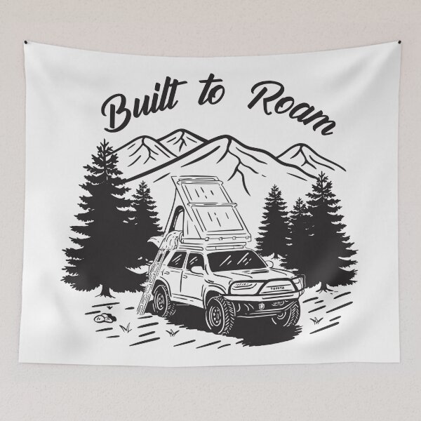 Artikelvorschau, Offroad Toyota 4Runner Overland Adventure T-Shirt entworfen und verkauft von dirttilldusk.
