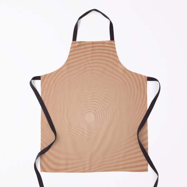 Item preview, Beige Orange Gradation Dent Optical Illusion on Beige Background designed and sold by MarkStudio.