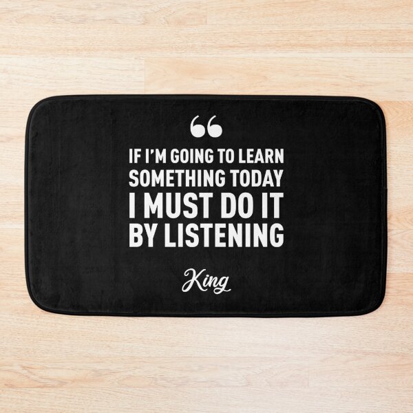 Item preview, King - To learn, we must listen (White) designed and sold by FilipeFerreira.