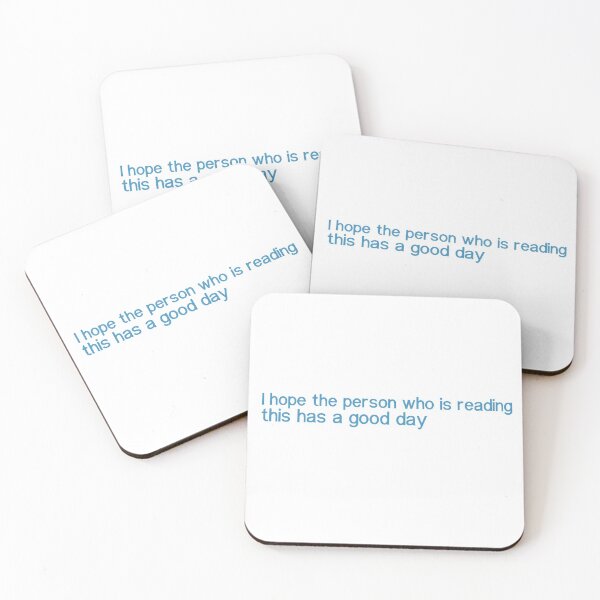Item preview, I hope the person who is reading this has a good day sticker  designed and sold by l17m04.