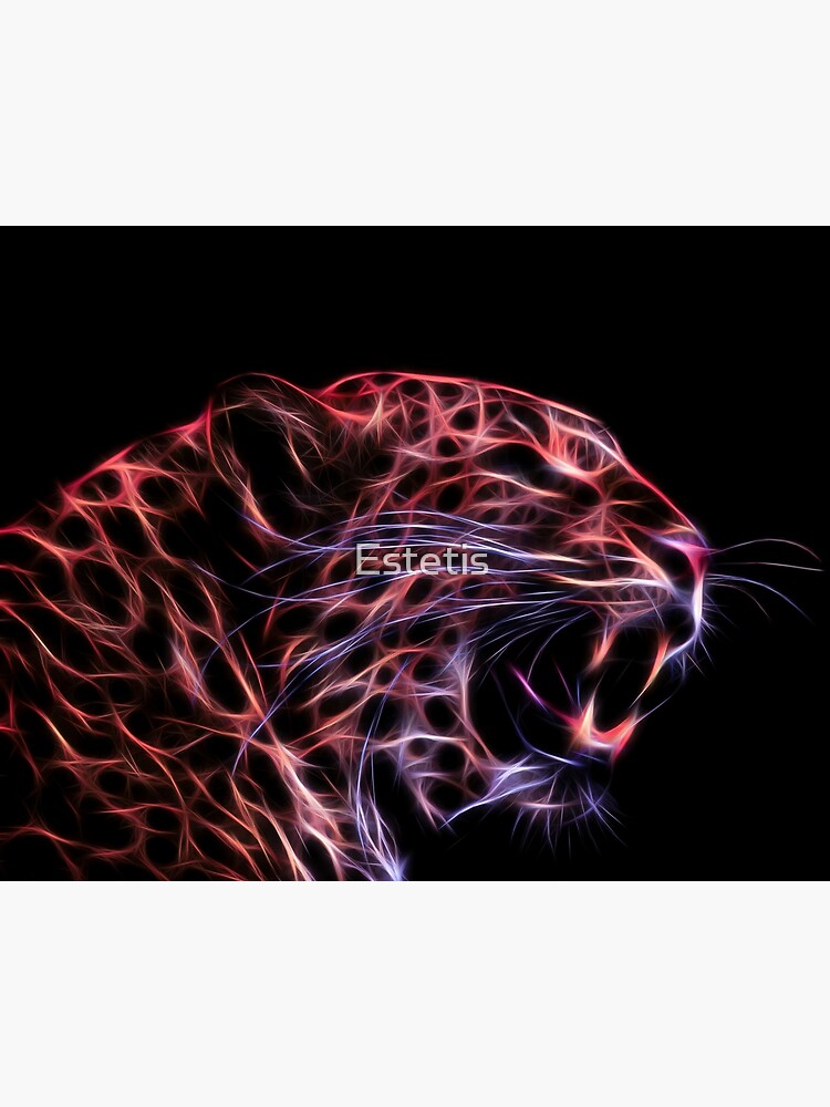 Red Jaguar Fractal Art Red Jaguar Fractal Art