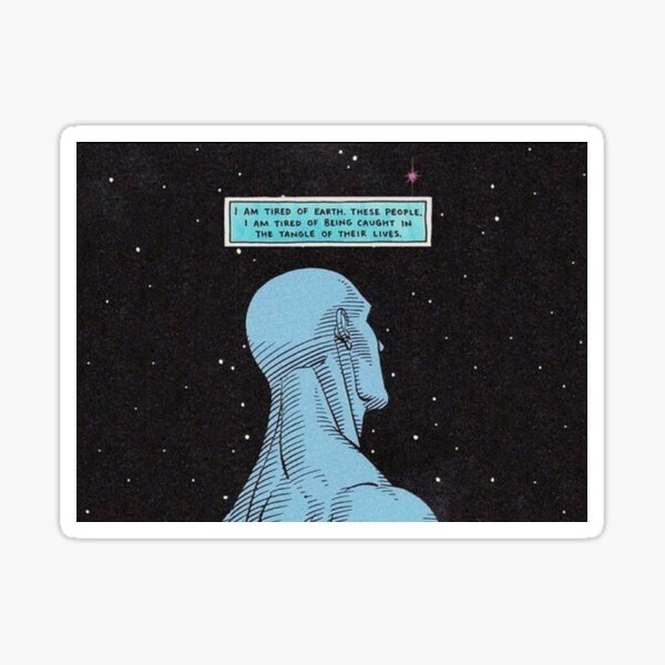Item preview, Copy of dr. manhattan 80's vintage comic designed and sold by itsreallyroni.