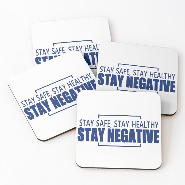 Item preview, Stay Safe and Healthy. Stay Negative designed and sold by Junasaji.