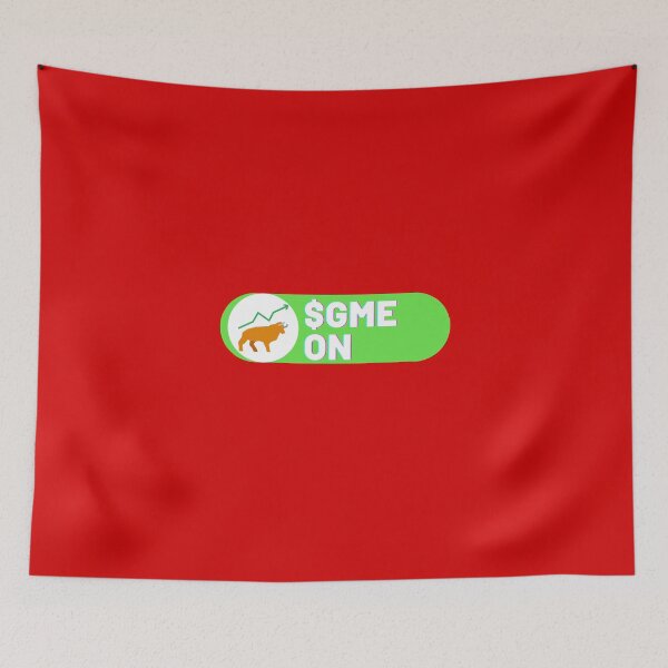 Item preview, $GME On Stonks Go Up Stock Market Day Trading WSB Meme Stock designed and sold by ravishdesigns.