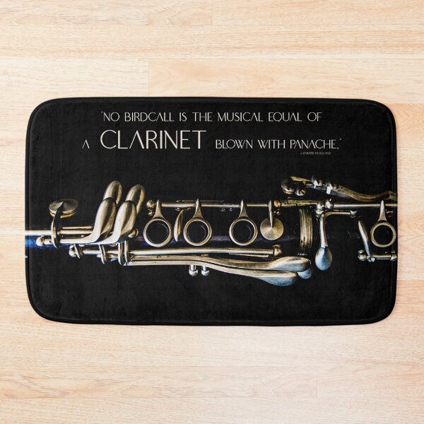 Item preview, Panache Minimalist Clarinet Photo with Quote designed and sold by nancyjcreates.