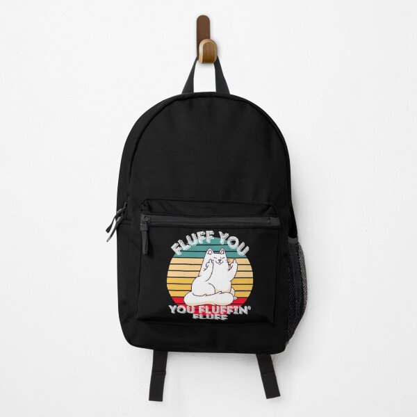 Middle finger cat outlet backpack