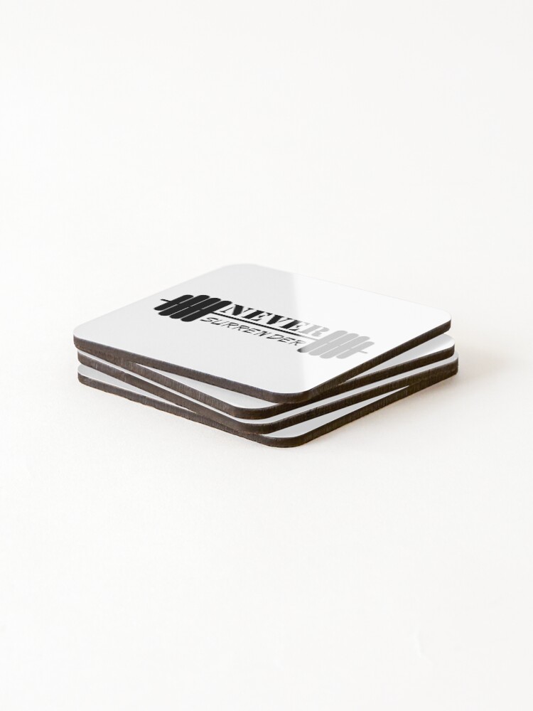 Thumbnail 4 of 5, Coasters (Set of 4), Never surrender designed and sold by UDDesign.