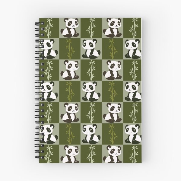 Item preview, Bamboo Panda Checkered Pattern designed and sold by SaradaBoru.