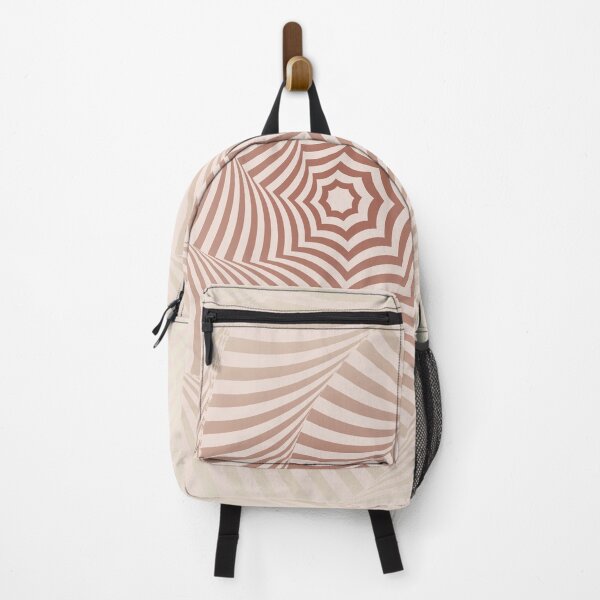 Item preview, Brown Beige Gradation Dent Optical Illusion on Beige Background designed and sold by MarkStudio.