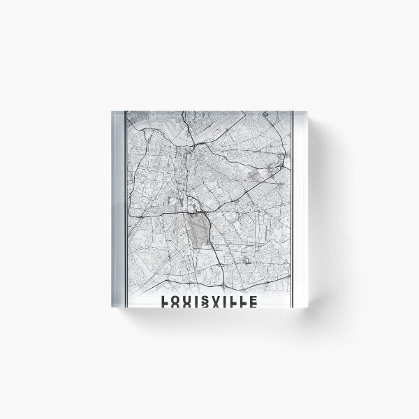 Item preview, Louisville Map designed and sold by Tamas Das.