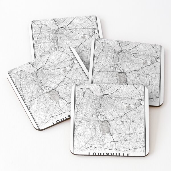 Item preview, Louisville Map designed and sold by Tamas Das.