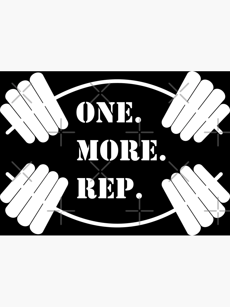 Thumbnail 3 of 3, Poster, One. More. Rep. designed and sold by UDDesign.