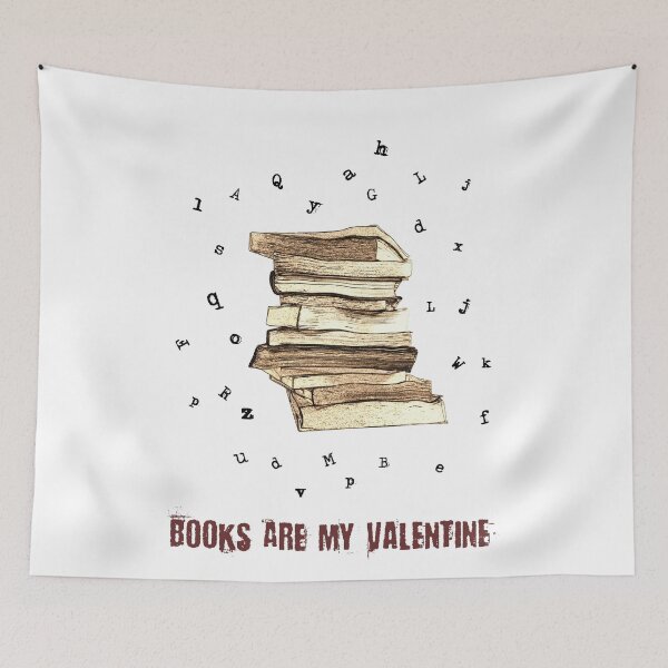 Item preview, Books Are My Valentine designed and sold by superdumb70.