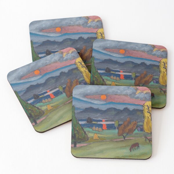Item preview, Gabriele Munter Staffelsee Mit Nebelsonne designed and sold by emidye20.