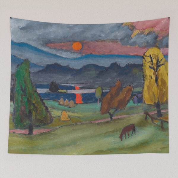 Item preview, Gabriele Munter Staffelsee Mit Nebelsonne designed and sold by emidye20.