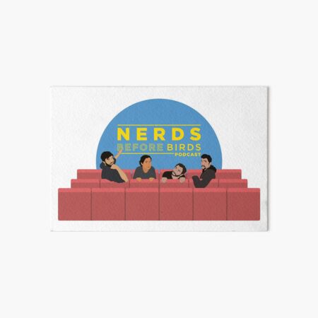 Nerds Before Birds Podcast Art Board Print