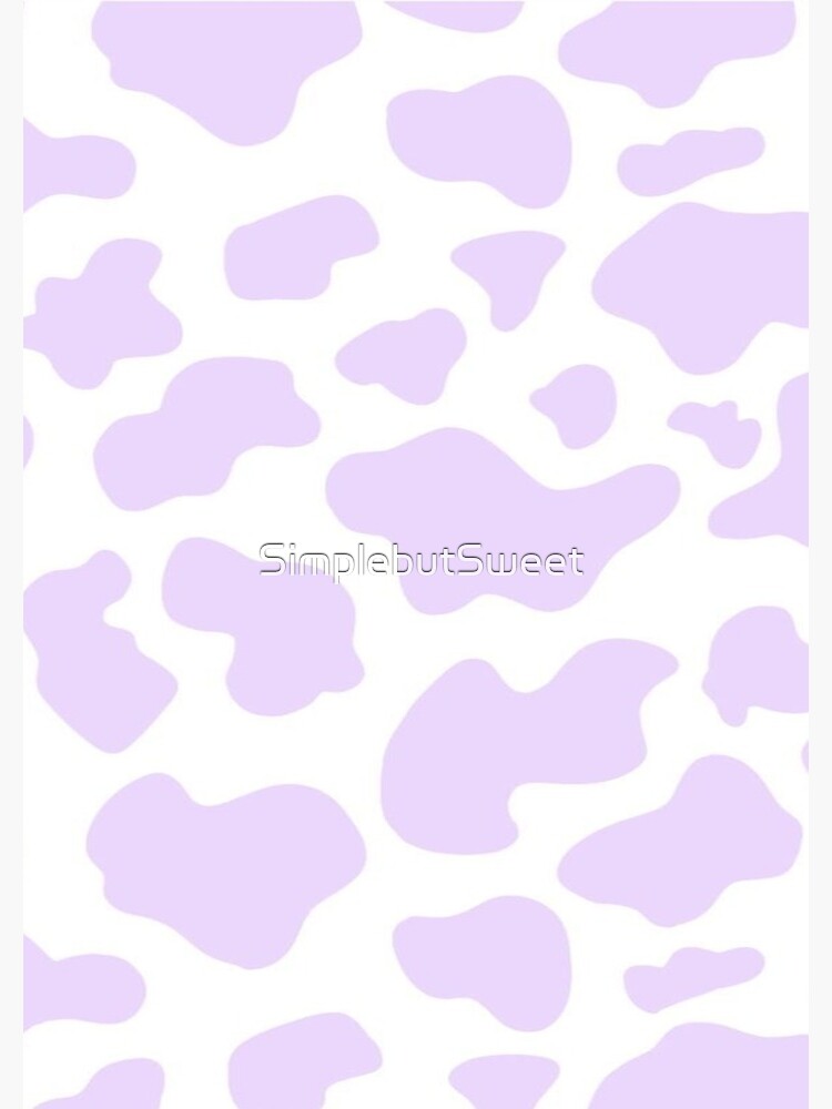 Purple Cow Print Spiral Notebook for Sale by SimplebutSweet