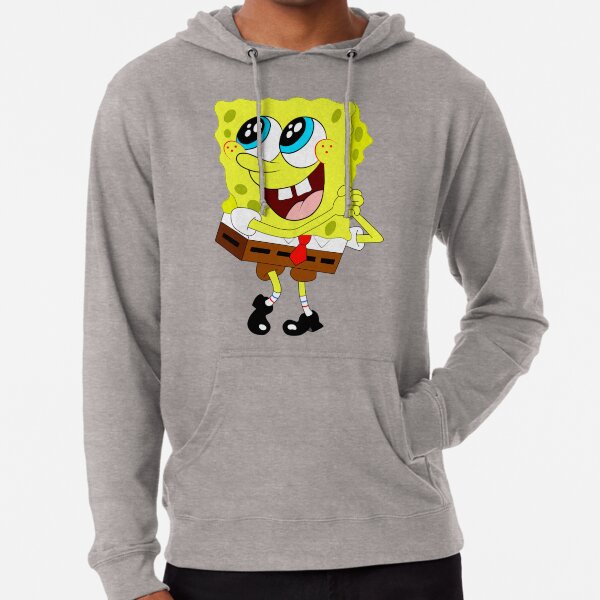 spongebob color block hoodie