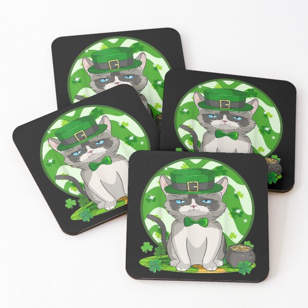 Item preview, Persian Cat Lucky Leprechaun St Patricks Day designed and sold by SeanRichar.